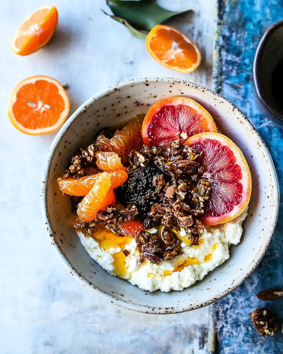 Winter Citrus Ricotta Breakfast Bowl