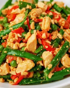Yam Tua Poo Thai Chicken and Bean Salad