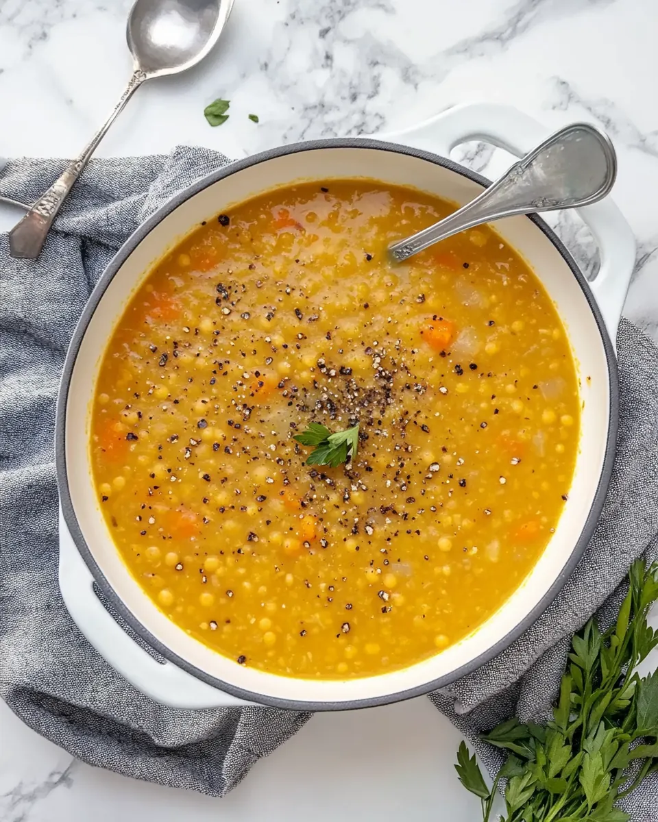 Yellow Split Pea Soup