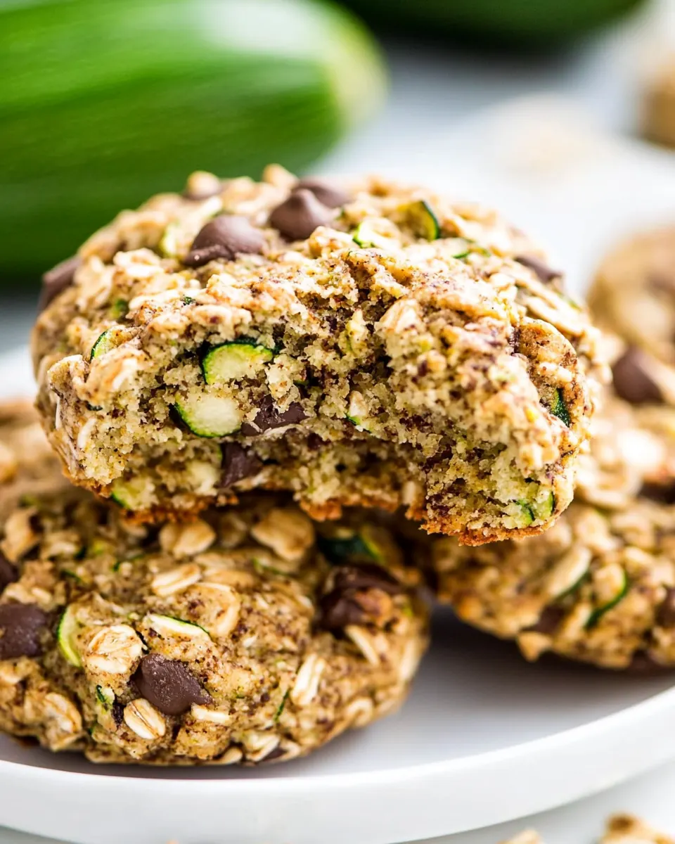 Zucchini Bread Breakfast Cookies