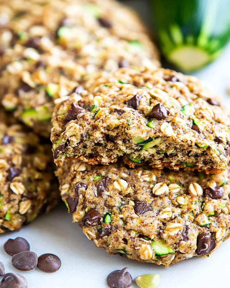 Zucchini Bread Breakfast Cookies