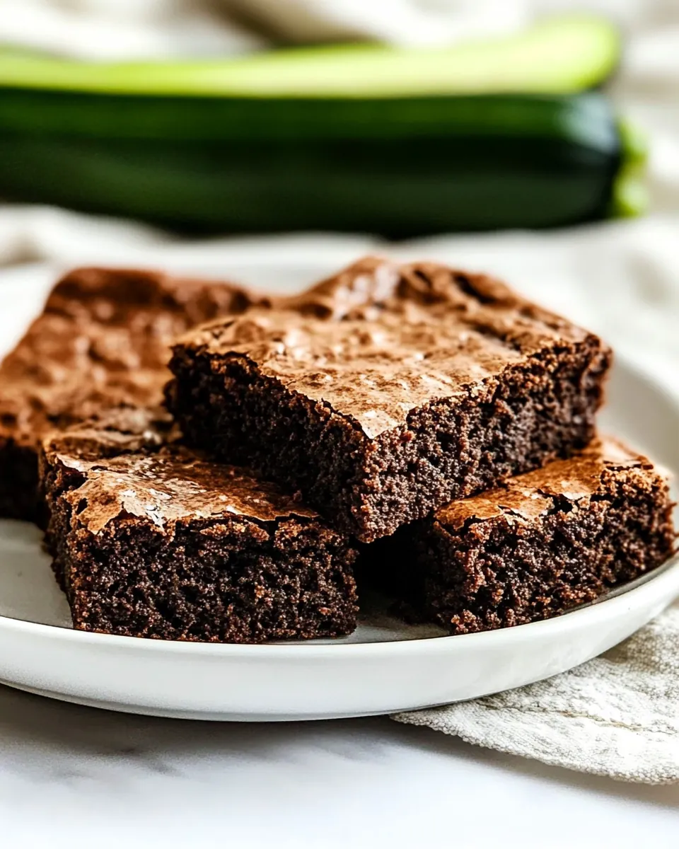 Zucchini Brownies