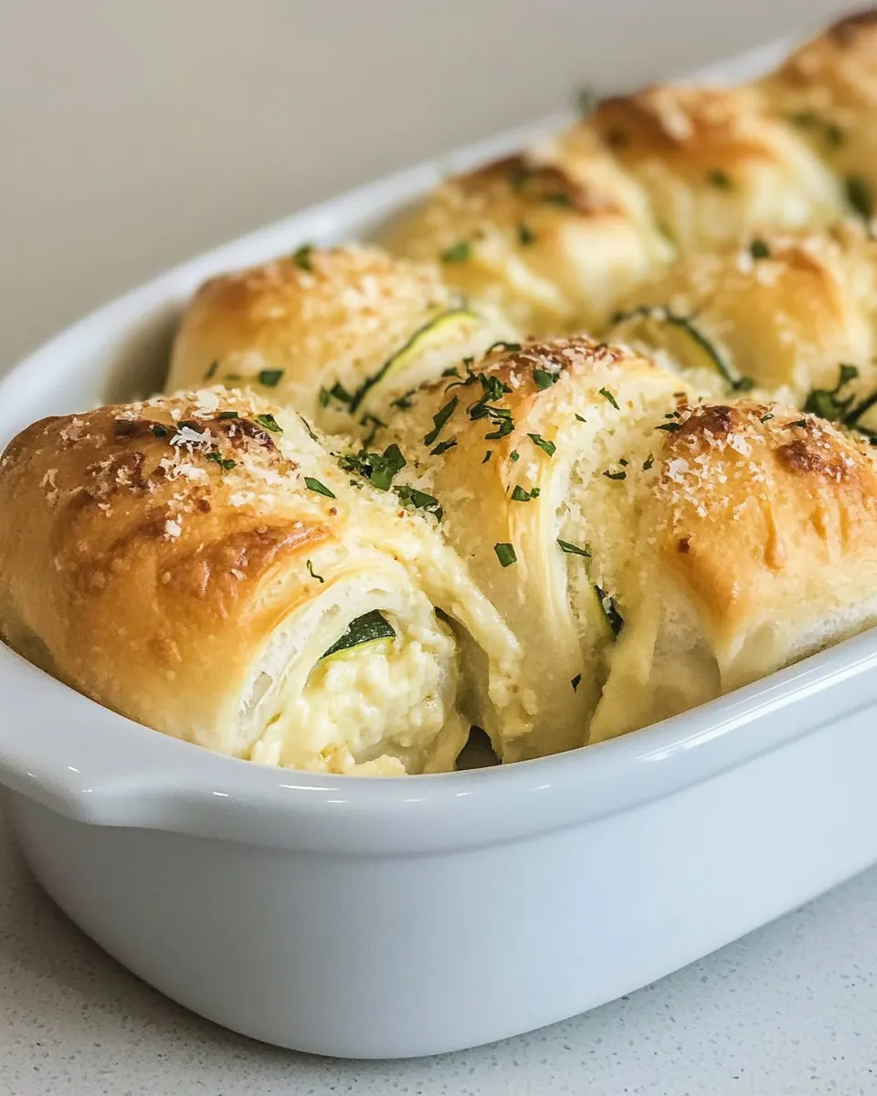 Zucchini Cheese Rolls
