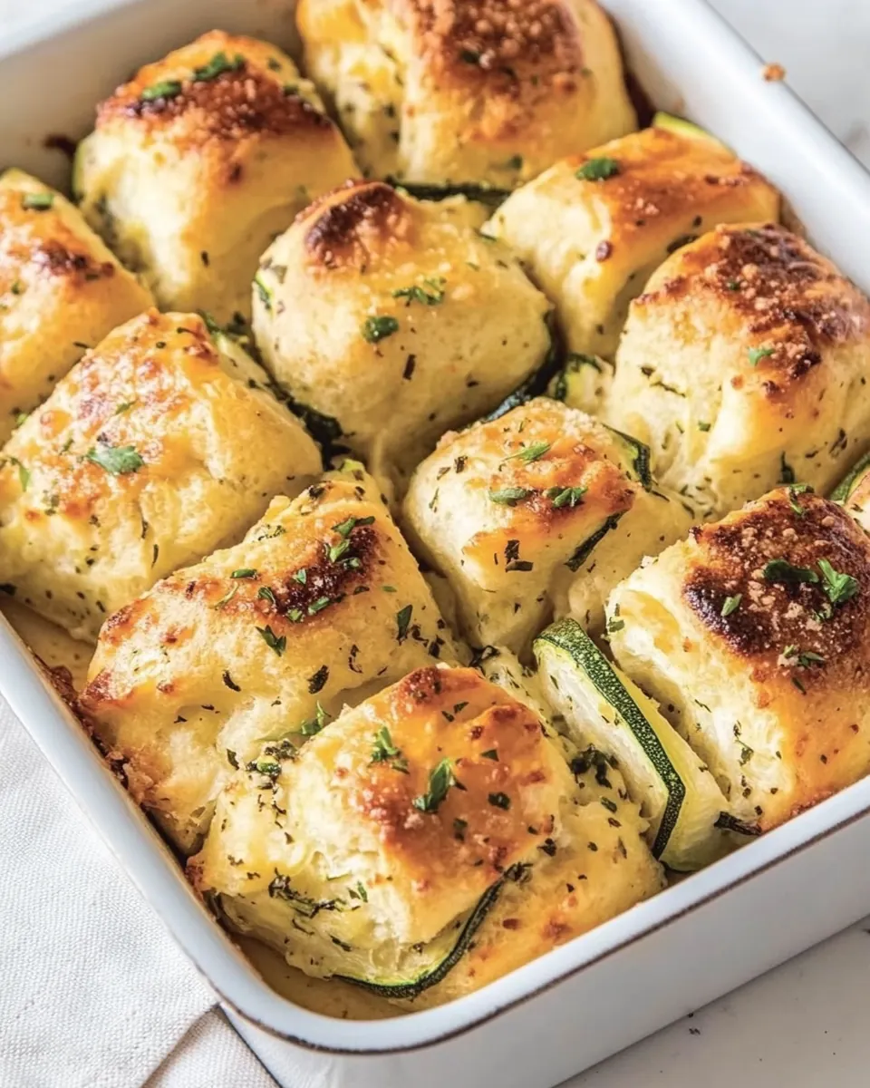 Zucchini Cheese Rolls