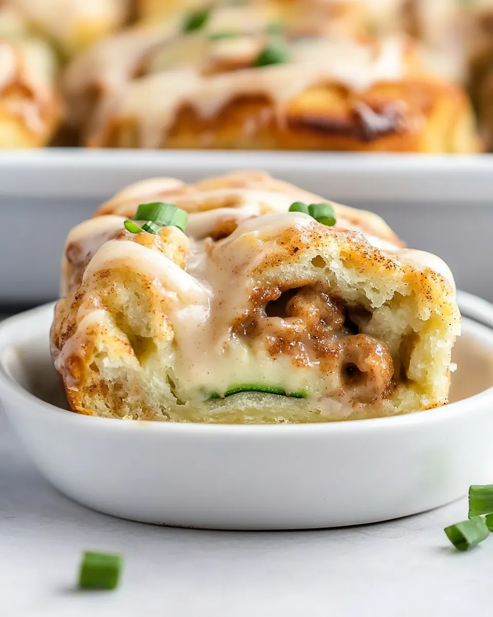 Zucchini Cinnamon Rolls