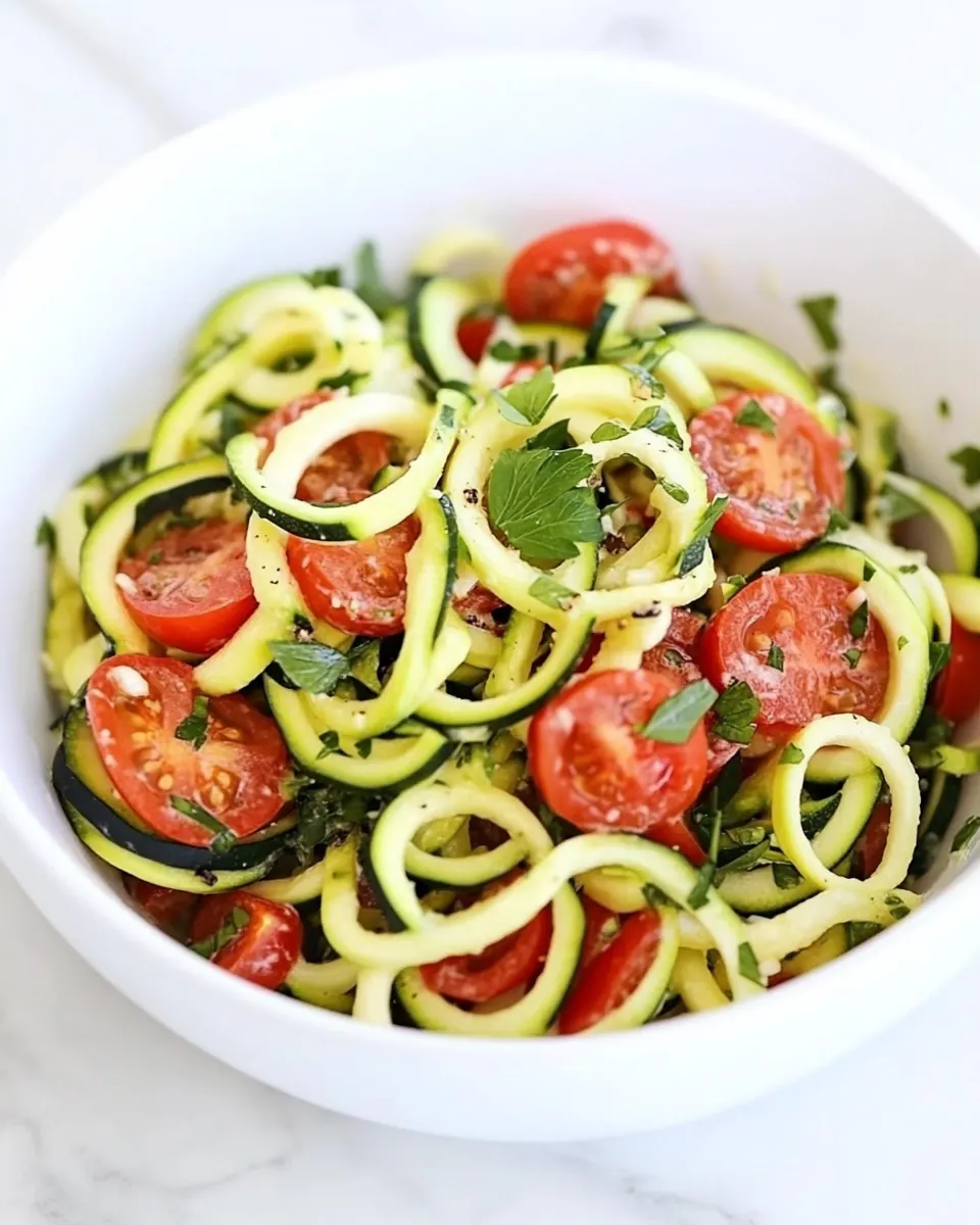 Zucchini Noodle Salad