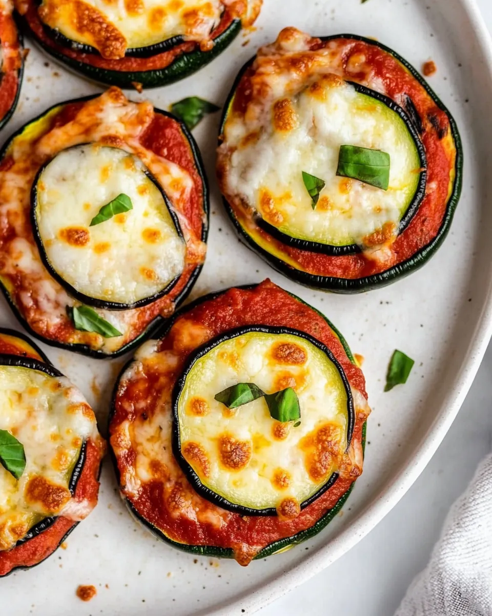 Zucchini Pizza Bites