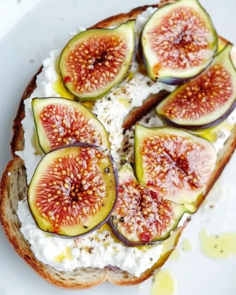 Sweet Ricotta and Fig Toast
