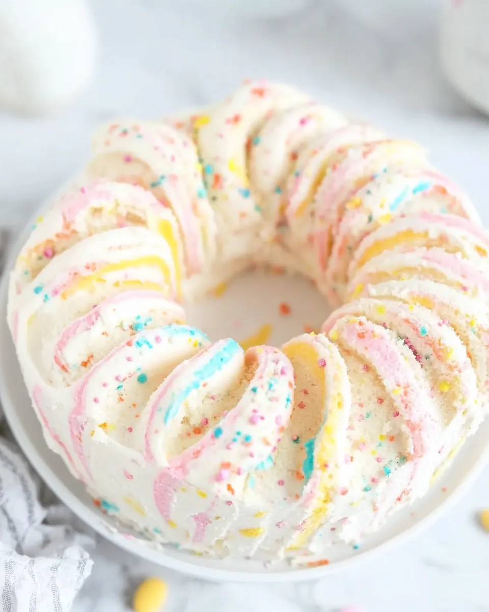 Swirled Easter Cake